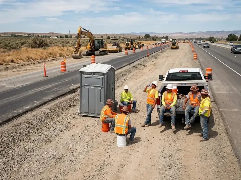 highway-road-construction-crew-007 — frequently asked questions, Porta Potty and Restroom Rentals in Topeka, KS